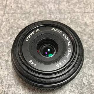 オリンパス(OLYMPUS)のオリンパス製標準パンケーキレンズ ZUIKO DIGITAL 25mm F2.8(レンズ(単焦点))