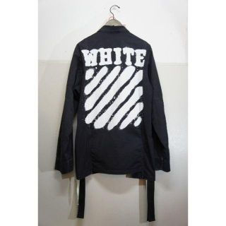 オフホワイト(OFF-WHITE)の美品17SS OFF-WHITEオフホワイトM-65ジャケット1215I(Gジャン/デニムジャケット)