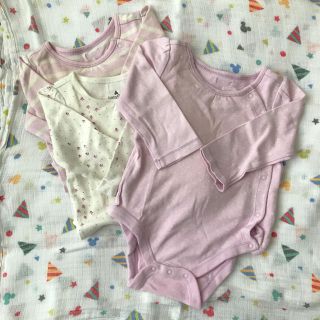 ベビーギャップ(babyGAP)のbaby gap ボディ肌着 3枚(肌着/下着)