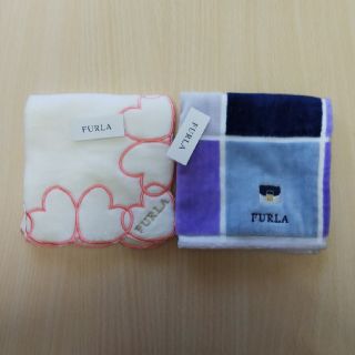 フルラ(Furla)のフルラ タオルハンカチ 2枚 新品 ⑮(ハンカチ)