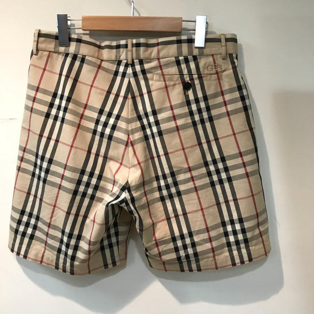 BURBERRY Gosha バーバリー ゴーシャM 18SS チェック パンツ メンズのパンツ(ショートパンツ)の商品写真