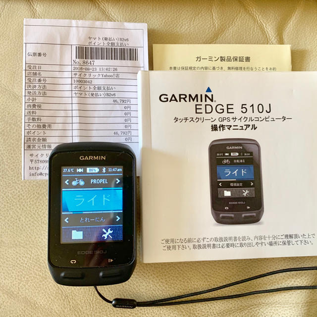 GARMIN - サイクルコンピュータ EDGE510J ガーミン Garminの通販 by