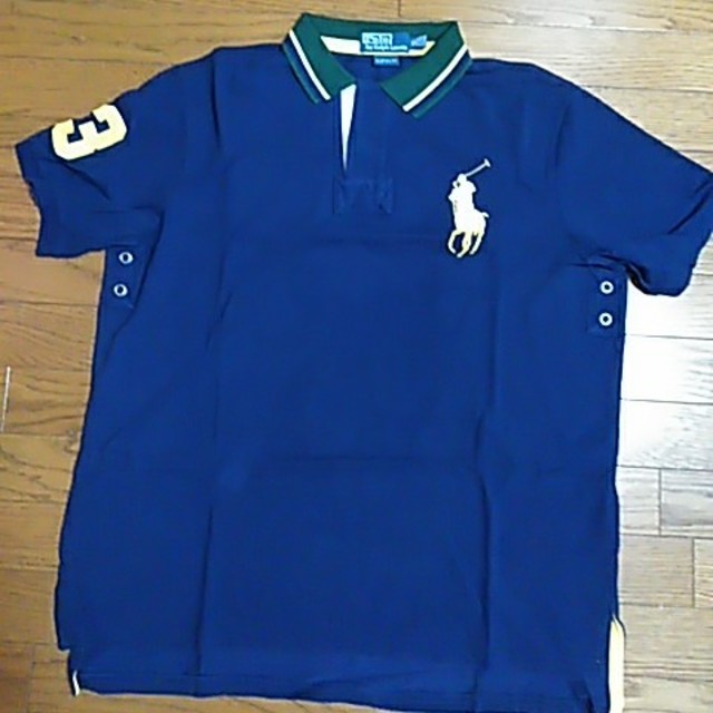 POLO RALPH LAUREN(ポロラルフローレン)のハワイ購入　ラルフローレンポロシャツ　ビックボニー　XLサイズ メンズのトップス(ポロシャツ)の商品写真