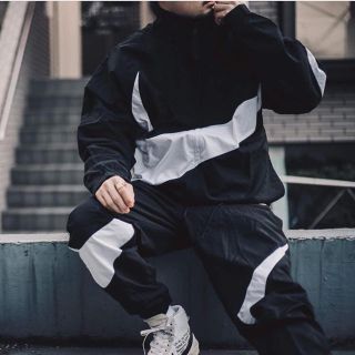 上下セット M NIKE BIG SWOOSH ウーブン ジャケット & パンツ