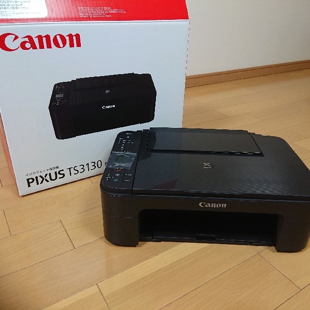 Canon 未使用☆美品☆Canon☆PIXUS TS3130☆プリンター☆ブラックの通販 by おひょい｜キヤノンならラクマ