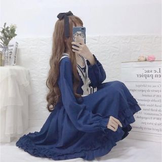 アンジェリックプリティー(Angelic Pretty)のロリィタ セーラーワンピース Angelic Pretty 系(ひざ丈ワンピース)