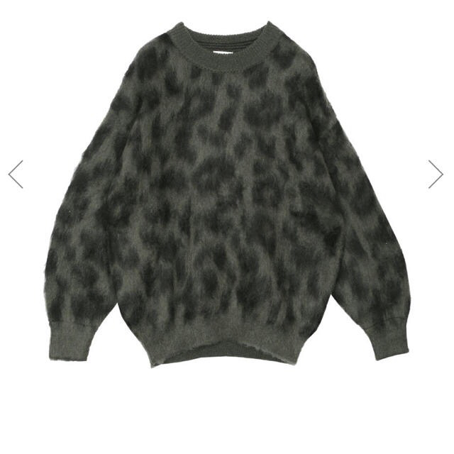 KID MOHAIR LEOPARD KNIT 3