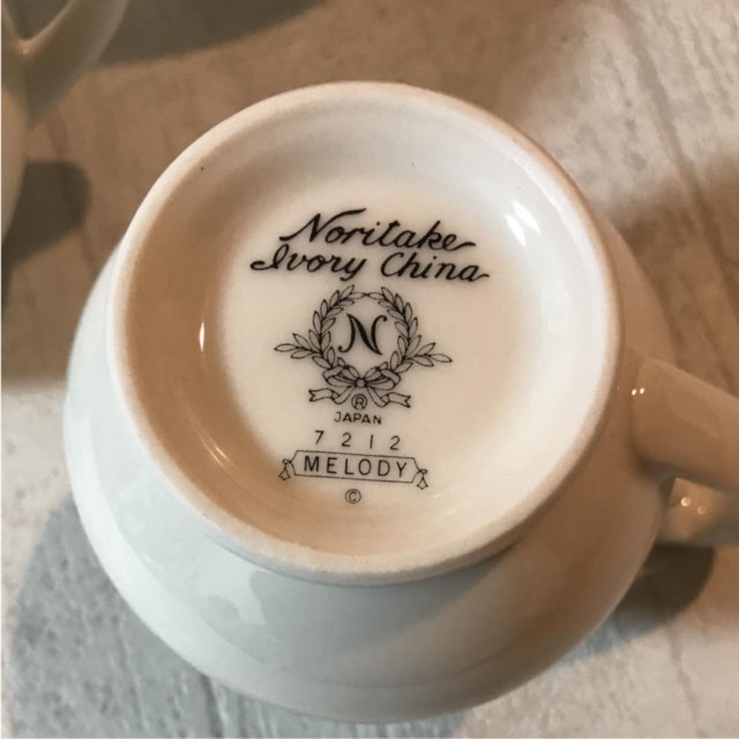 Noritake(ノリタケ)のこんすけ様専用新品☆昭和レトロ Noritake Ivory China セット インテリア/住まい/日用品のキッチン/食器(食器)の商品写真