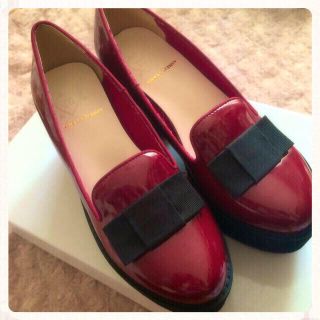 メリージェニー(merry jenny)のエナメルローファー 👠♡ 新品(ローファー/革靴)