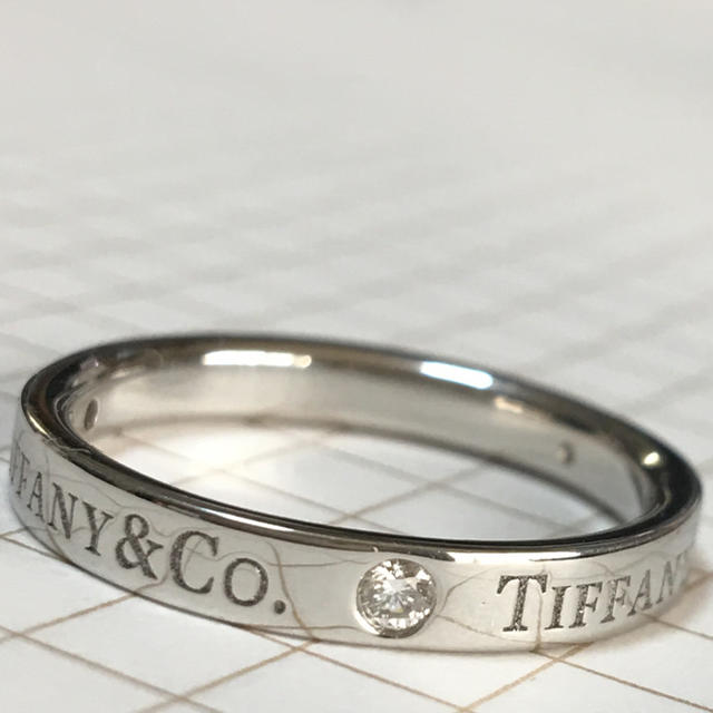 Tiffany & Co.(ティファニー)のティファニー PT ダイヤ 3P リング  Tiffany&Co. 訳あり レディースのアクセサリー(リング(指輪))の商品写真