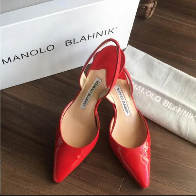 【お値下げしました】美品 MANOLO BLAHNIK マノロブラニク パンプス