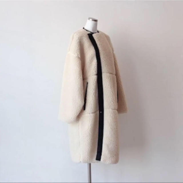 HYKE(ハイク)の【けいこ様専用】18AW HYKE ボアコート FAUX SHEARLING レディースのジャケット/アウター(ロングコート)の商品写真