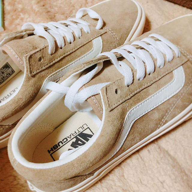 vans オールドスクール ベージュレディース