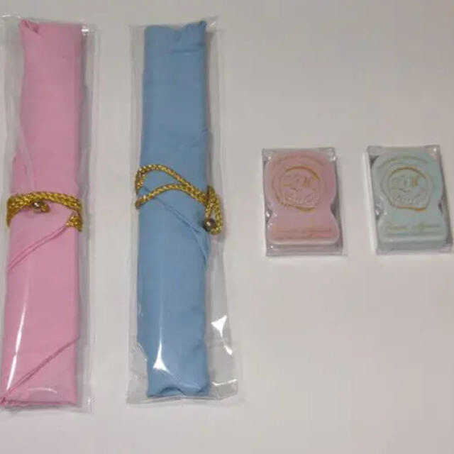 ♡安室奈美恵♡ 箸、箸袋、箸置きセット ブルー、ピンク