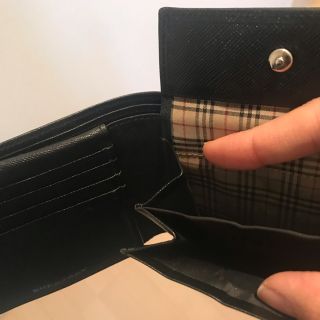 BURBERRY - 二つ折り財布 バーバリー メンズ の通販 by Mary's shop