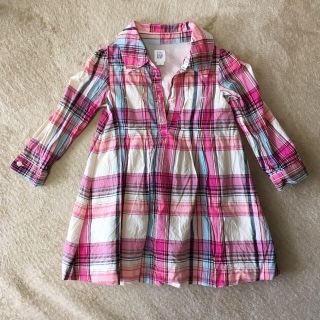 ベビーギャップ(babyGAP)の100センチ シャツワンピース(ワンピース)