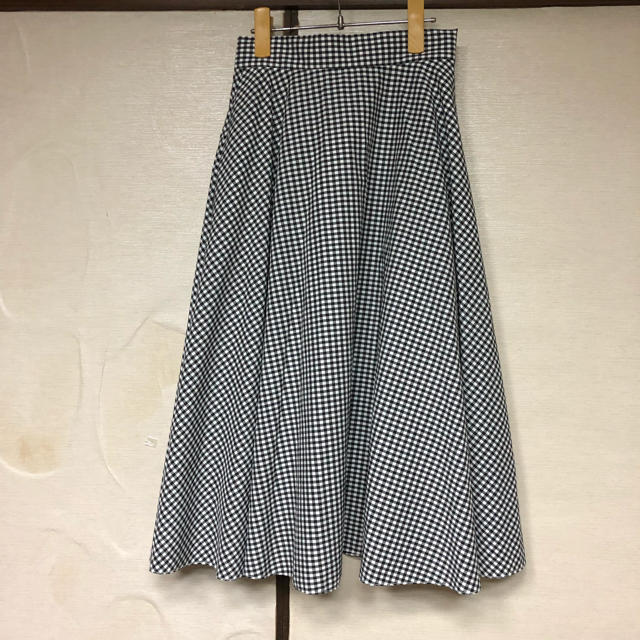 UNIQLO(ユニクロ)のユニクロ ギンガムチェック スカート レディースのスカート(ひざ丈スカート)の商品写真