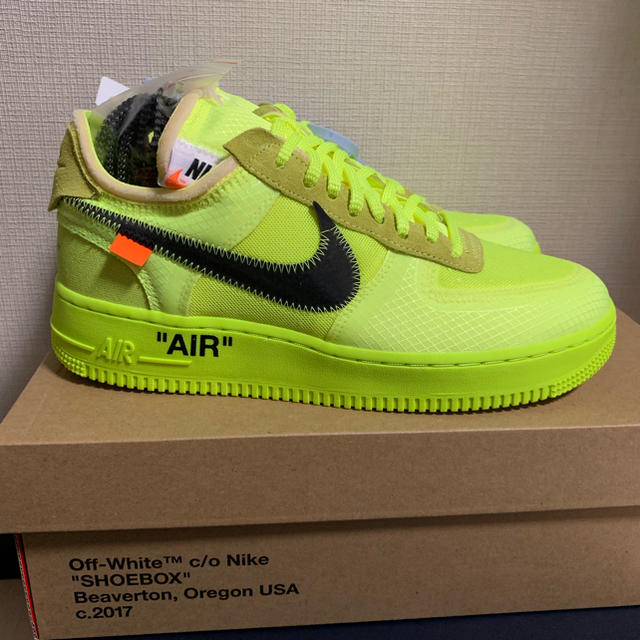 カラーVOLTBLACKthe 10 nike air force 1 off white 25cm