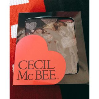 セシルマクビー(CECIL McBEE)のCECIL Mc BEE 12分丈レギンス ハート柄 50デニール 新品未使用(レギンス/スパッツ)