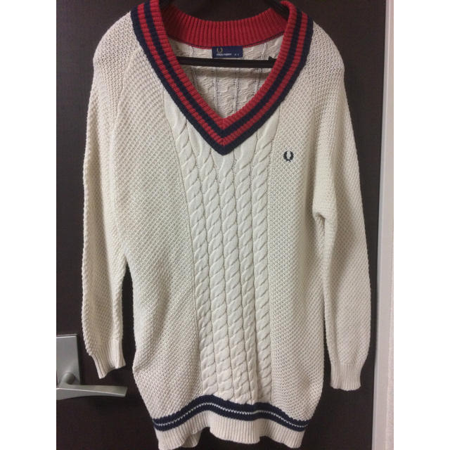 FRED PERRY(フレッドペリー)のFRED PERRY フレッドペリー セーター チルデン  ニット Sサイズ メンズのトップス(ニット/セーター)の商品写真