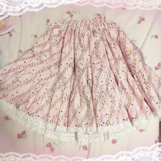 メタモルフォーゼタンドゥフィーユ(metamorphose temps de fille)の♡Crown Label♡(ひざ丈スカート)