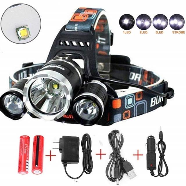 【ライトの角度調整可能♪】　LEDヘッドライト 充電式 ヘッドライト スポーツ/アウトドアのアウトドア(ライト/ランタン)の商品写真