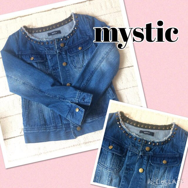 mystic♡スタッズ付デニムジャケット