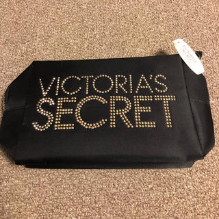 ヴィクトリアズシークレット(Victoria's Secret)の新品未使用！ブラック×レオパード柄 ポーチ(ポーチ)