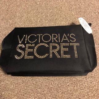 ヴィクトリアズシークレット(Victoria's Secret)の新品未使用！ブラック×レオパード柄 ポーチ(ポーチ)