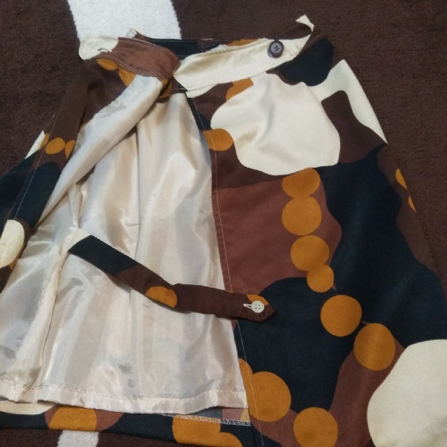 zampa(ザンパ)のzampa クラシカル巻スカートM レディースのスカート(ひざ丈スカート)の商品写真