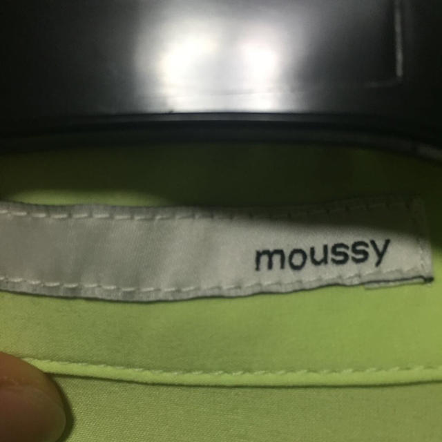 moussy(マウジー)のmoussy シャツワンピ レディースのワンピース(ミニワンピース)の商品写真