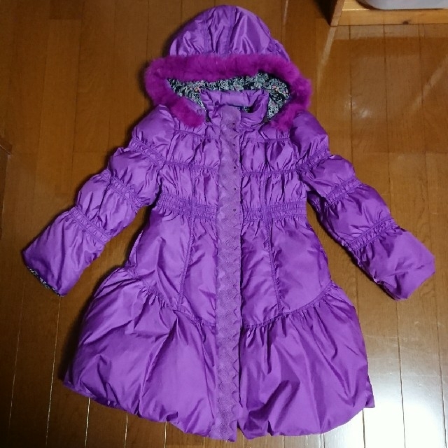 ANNA SUI mini(アナスイミニ)のANNA SUI mini ダウンコート120 キッズ/ベビー/マタニティのキッズ服女の子用(90cm~)(コート)の商品写真