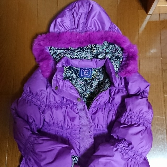 ANNA SUI mini(アナスイミニ)のANNA SUI mini ダウンコート120 キッズ/ベビー/マタニティのキッズ服女の子用(90cm~)(コート)の商品写真