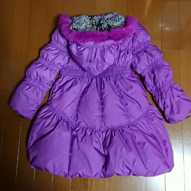 ANNA SUI mini(アナスイミニ)のANNA SUI mini ダウンコート120 キッズ/ベビー/マタニティのキッズ服女の子用(90cm~)(コート)の商品写真