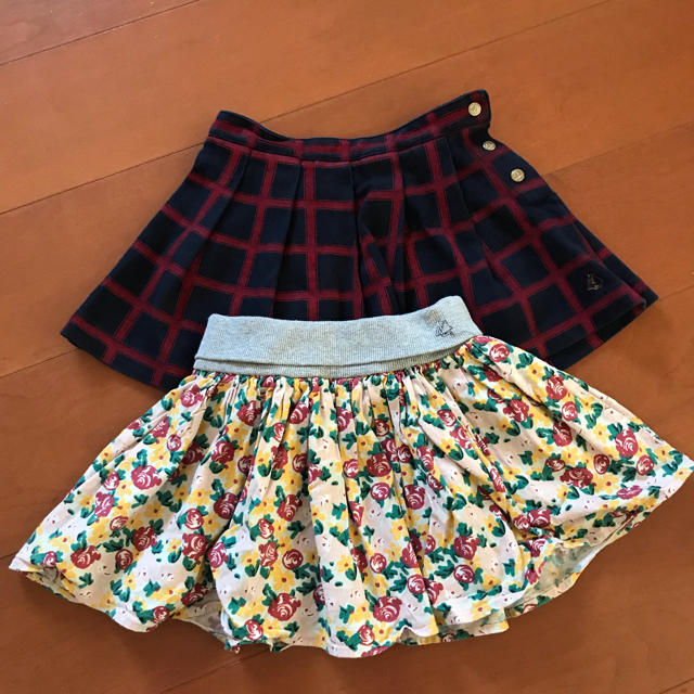 PETIT BATEAU(プチバトー)のプチバトー スカート キッズ/ベビー/マタニティのキッズ服女の子用(90cm~)(スカート)の商品写真