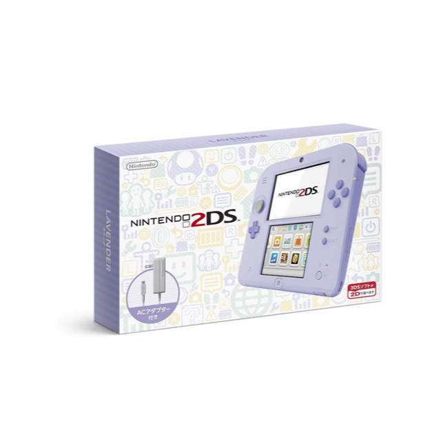 ニンテンドー3DS(ニンテンドー3DS)の2DS 本体 パープル 新品 ＋ムジュラの仮面 エンタメ/ホビーのゲームソフト/ゲーム機本体(携帯用ゲームソフト)の商品写真