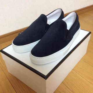 ビューティアンドユースユナイテッドアローズ(BEAUTY&YOUTH UNITED ARROWS)のAmb スリッポン スウェード サイズ37★新品未使用(スリッポン/モカシン)