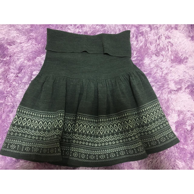 OLIVEdesOLIVE(オリーブデオリーブ)のニットスカート レディースのスカート(ひざ丈スカート)の商品写真