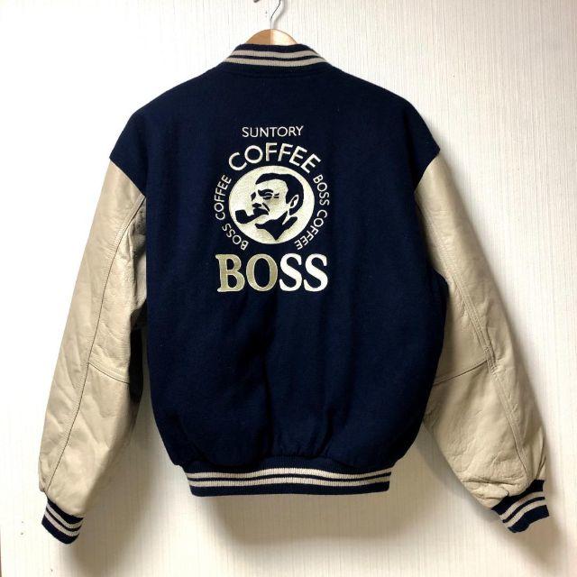 【レア】90s BOSS ボス スタジャン レザー 牛革 ヴィンテージ