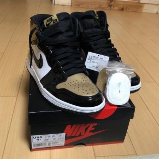 ナイキ(NIKE)のAIR JORDAN1 gold toe(スニーカー)