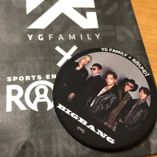 ビッグバン(BIGBANG)の《最終値下げ》BIGBANG ROUND1缶バッチ(アイドルグッズ)