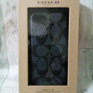 コーチ(COACH)のCOACH コーチ iPhoneケース　チャコール×ブラック(iPhoneケース)