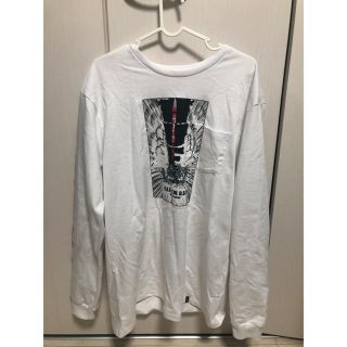 ハフ(HUF)のKABOOM POCKET L/S TEE　WHITE ハフ(Tシャツ/カットソー(七分/長袖))