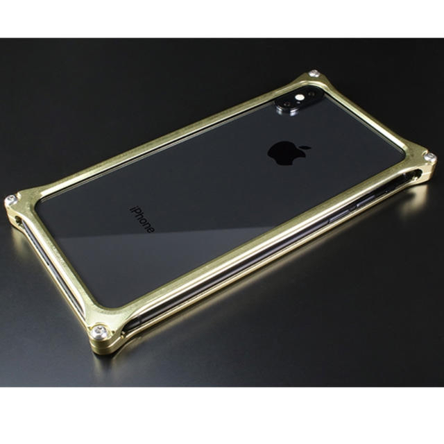 iPhone(アイフォーン)のギルドデザイン iPhoneケース X ゴールド スマホ/家電/カメラのスマホアクセサリー(iPhoneケース)の商品写真