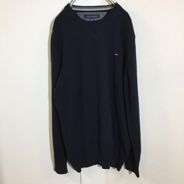 TOMMY HILFIGER(トミーヒルフィガー)の3377様専用！！トミーヒルフィガー コットンニット セーター ワンポイント メンズのトップス(ニット/セーター)の商品写真