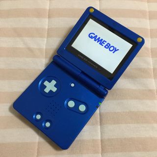 ゲームボーイアドバンス(ゲームボーイアドバンス)の外装純正◇GBA SP ロックマン◇ゲームボーイアドバンスSP バックライト改(携帯用ゲーム機本体)