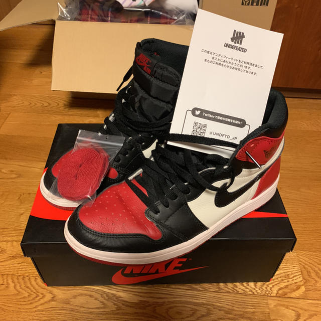 Jordan 1 bred toe 27cm つま赤 国内正規品 未使用