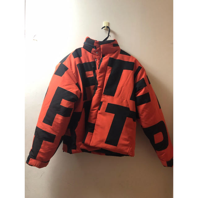 Supreme(シュプリーム)のFTP Jumbo puffer jacket Orange M メンズのジャケット/アウター(ダウンジャケット)の商品写真