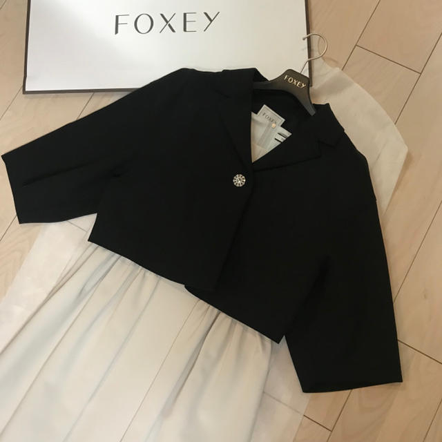 レディース新品☆未使用 FOXEY フォクシー ボレロ 38 定価92880円