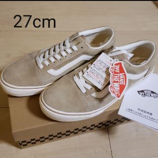 ヴァンズ(VANS)の27cm VANS OLD SKOOL (バンズオールドスクール) ベージュ(スニーカー)